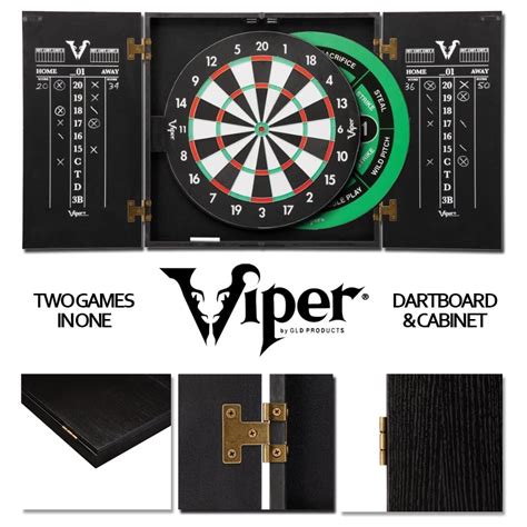 viper hideaway steel tip dartboard cabinet set|viper steel tip dartboard.